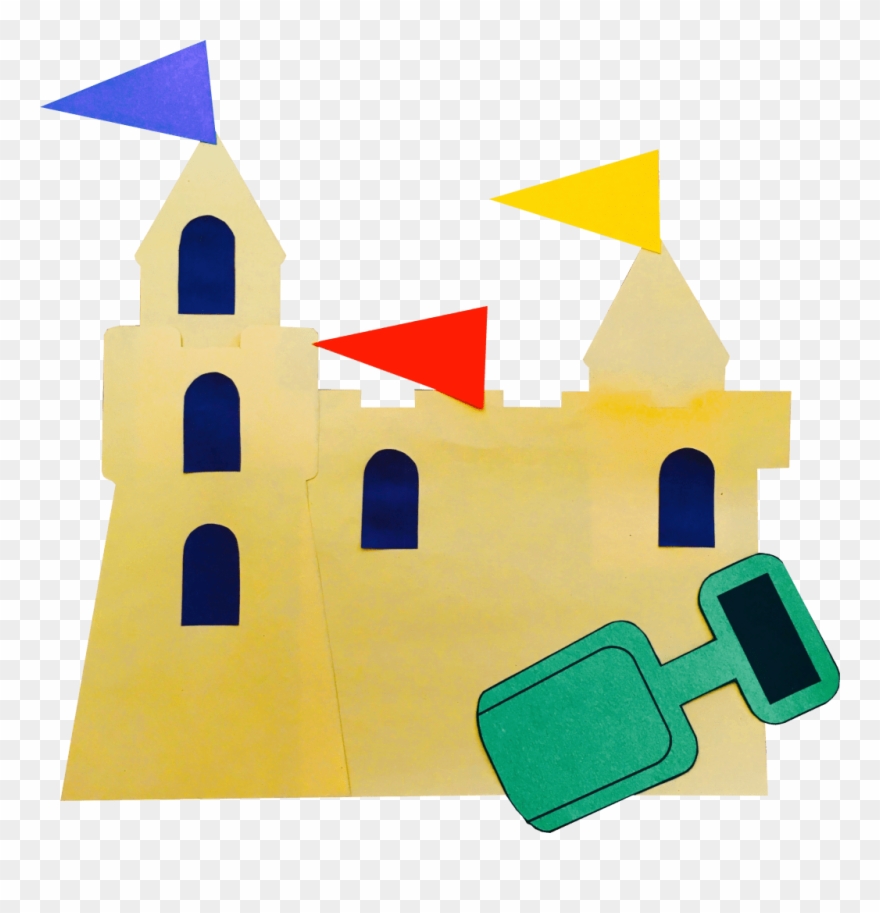 For Some Fun We Make Paper Sandcastles Using This Craft Clipart