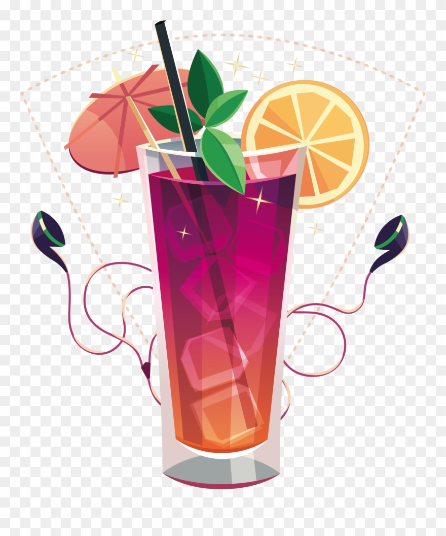 Juice Drink Cartoon Poster Promotional Material Transprent Clipart