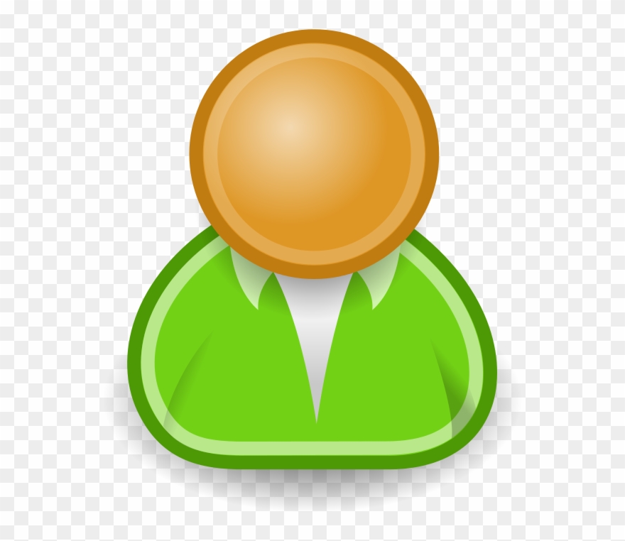 Emblem Person Green Clipart