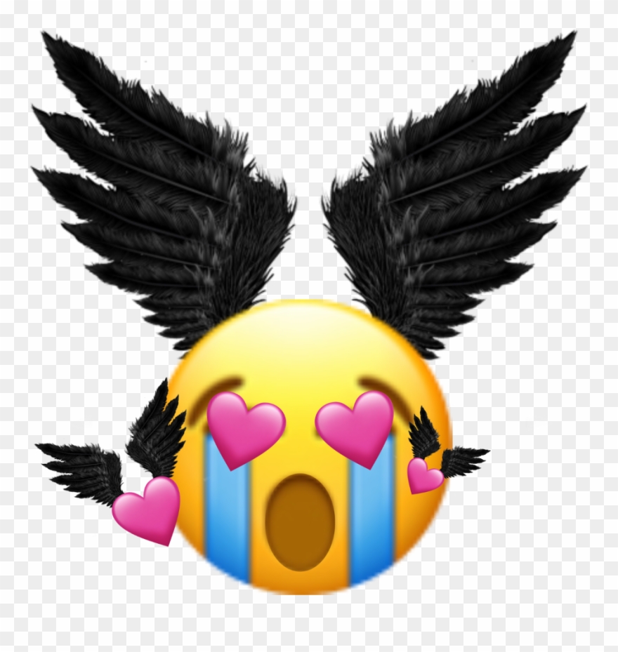 Love Cry Heart Cry Emoji Wing Wings Pixle22 Clipart