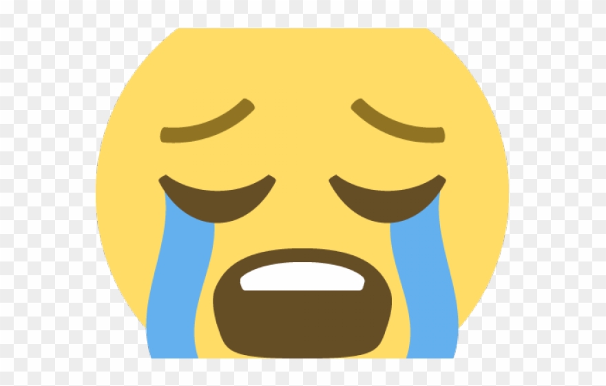Crying Emoji Clipart Loudly Crying - Png Download