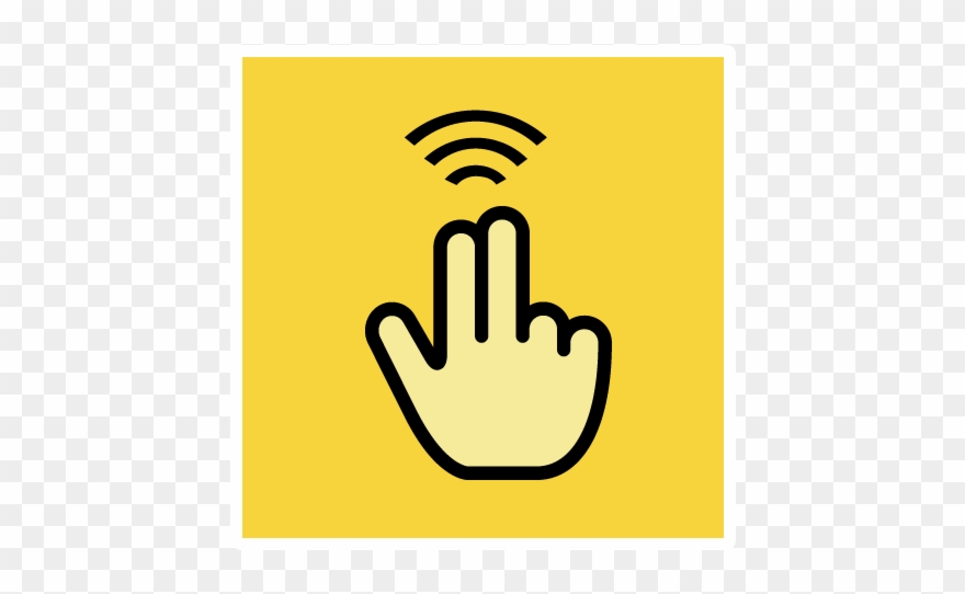 This Time, Touch Interactions Mean Digital Information Clipart