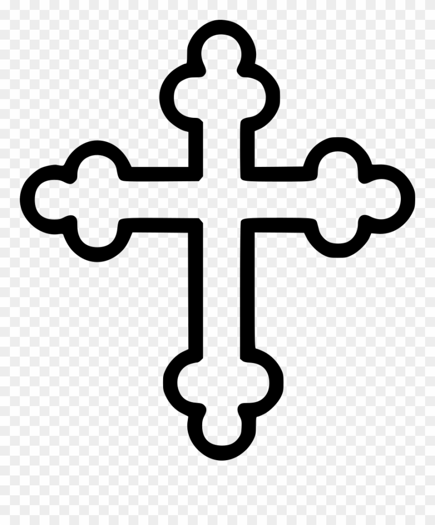 Free Outline Of A Cross Download Free Clip Art Free - Png Download