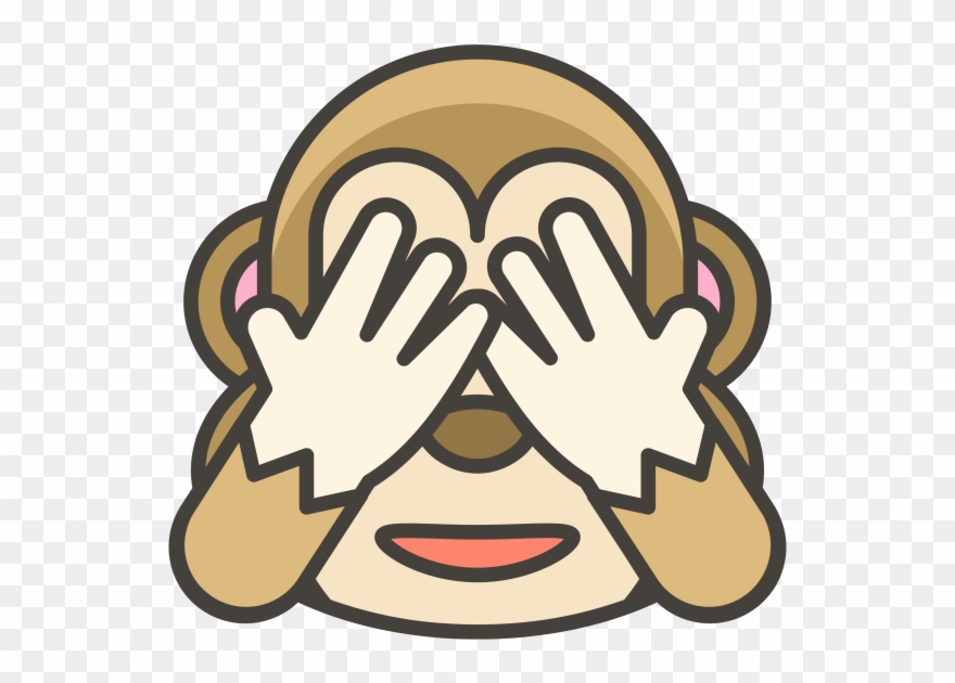 See No Evil Monkey Emoji Clipart