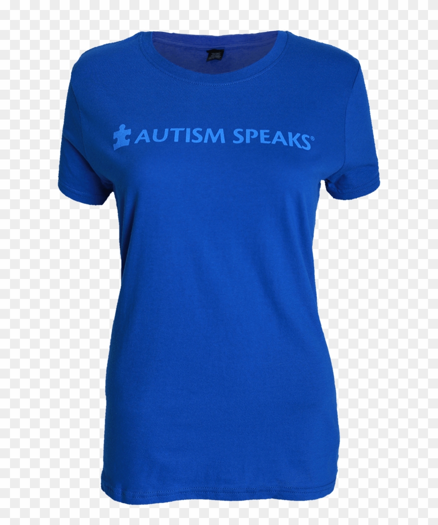 Autism Speaks Ladies T-shirt Clipart
