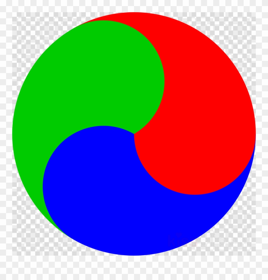 Tri Yin Yang Clipart Yin And Yang Rgb Color Model Clip - Png Download