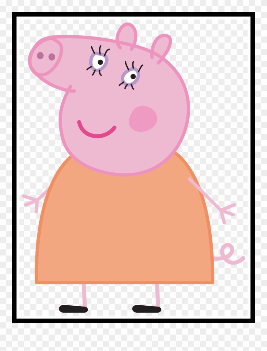Shocking Peppa Pig Mummy Cartoon Png U Clip Art Pics Transparent Png