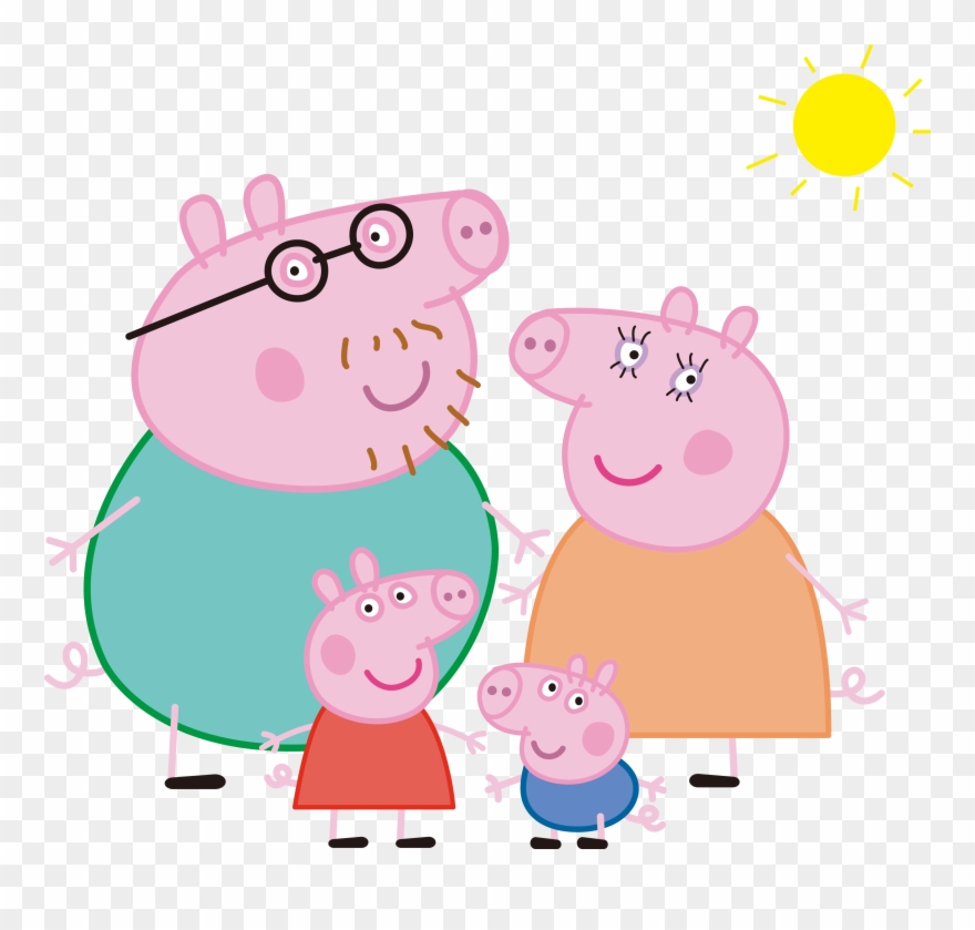 Daddy Pig Mummy Pig Domestic Pig Television Show Family Clipart