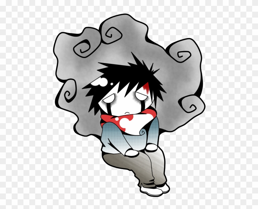Drawing Sadness Emo Clipart