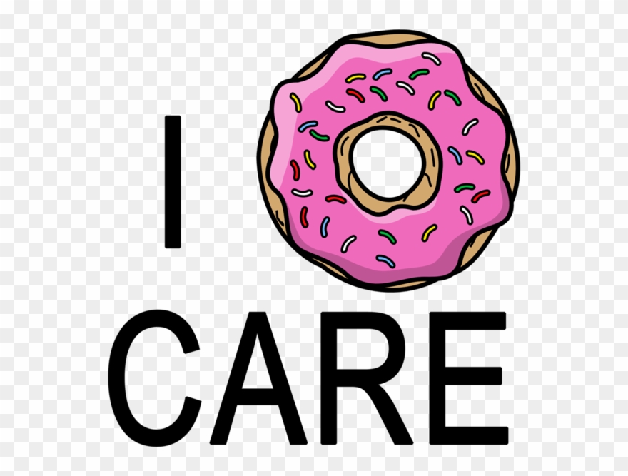 I Don't Care Women's Printed Tote Bag Clipart