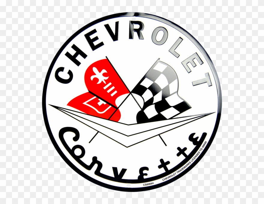 Chevrolet Corvette Circle Sign Clipart