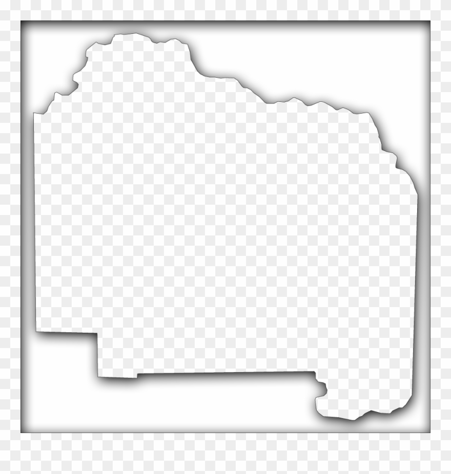 A Map Of Alachua With An Outer Shadow Box Around The Clipart