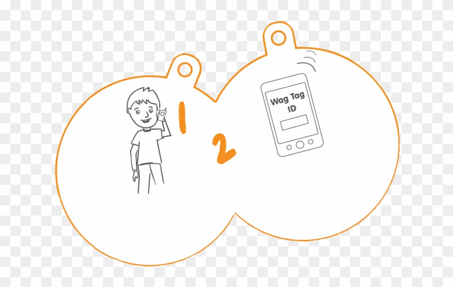 Finder Calls The Number Written On Your Pet's Tag Clipart