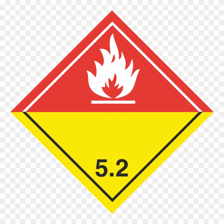 Adr 5 "organische Peroxiden" Borden Clipart