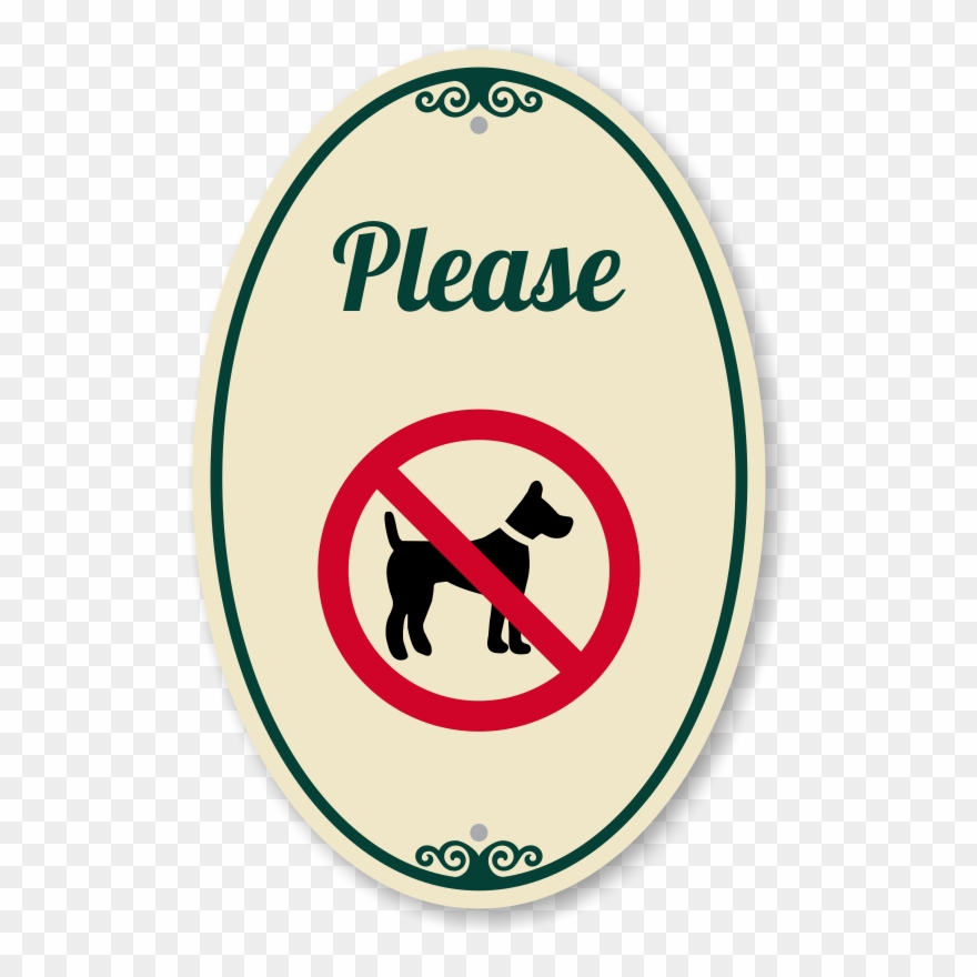No Dogs Allowed Signaturesign Clipart