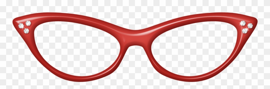Red Glasses Clipart - Png Download