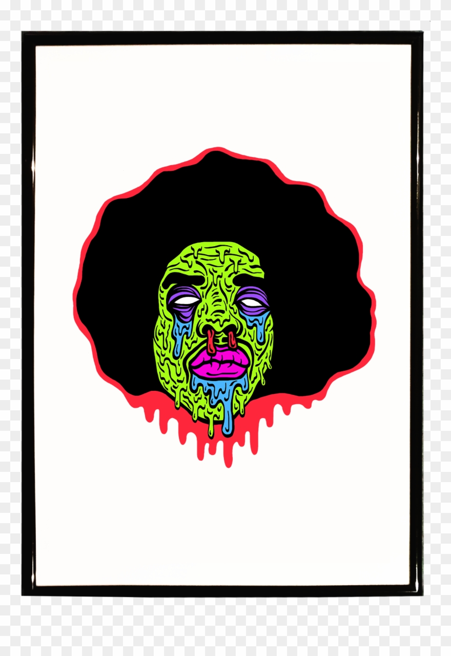 Zombie Jimi Hendrix Clipart