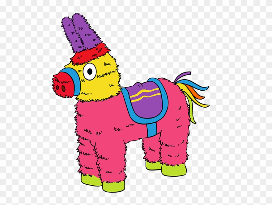 How To Draw Piñata Clipart