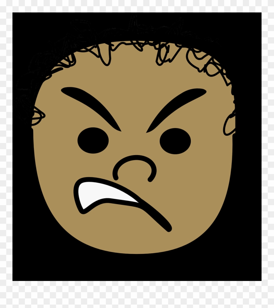 Grumpy, Angry, All Or Nothing Thinking, Clipart