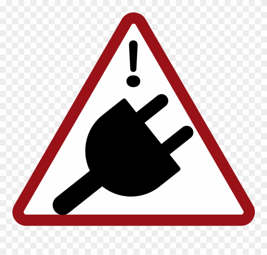 Alert Unplug Wellesley Warning Sign Clip Art - Png Download