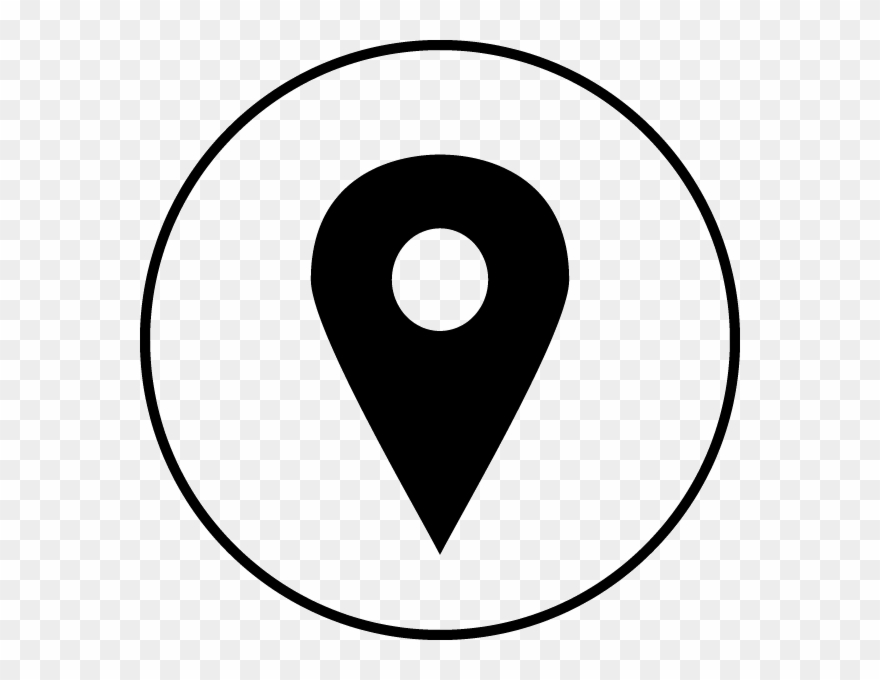 Address Pin Icon Circle Clipart
