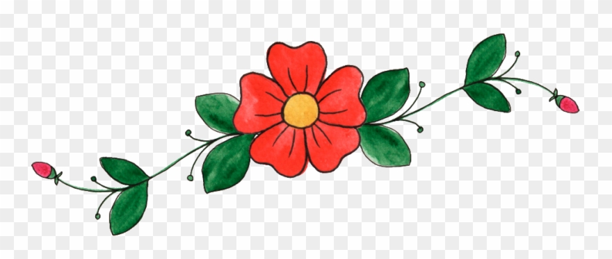 Red Plexus Transparent Decorative Clipart