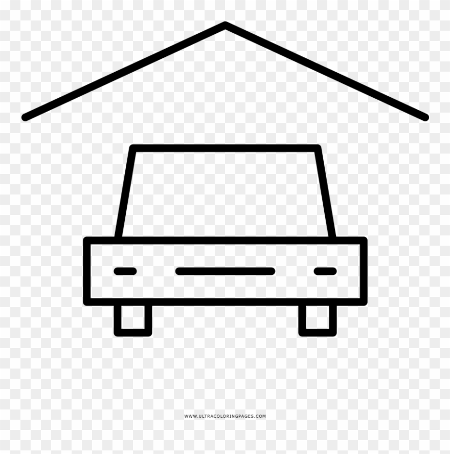 Garage Coloring Page Ultra Coloring Pages Clipart
