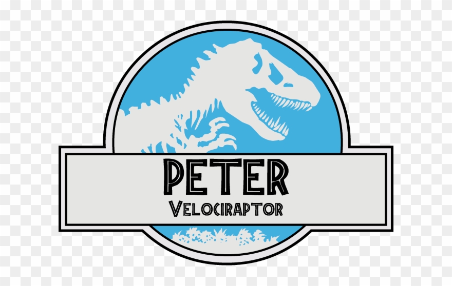 Decided To Make A Vector Of The Jurassic World Nametag Clipart