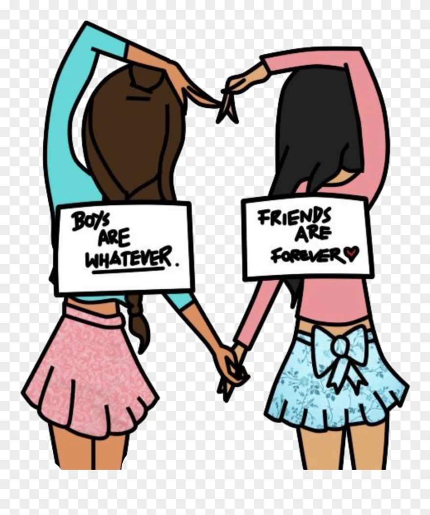 Besties Bestfriendsforever Friends Girls Sticker Bestfr Clipart