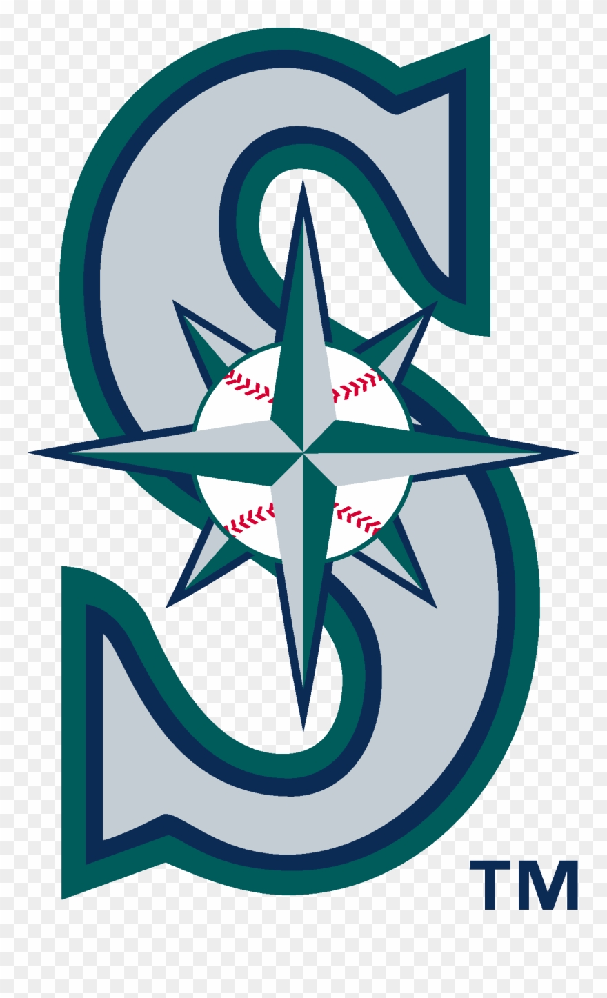 Seattle Mariners Logo Vector Clipart