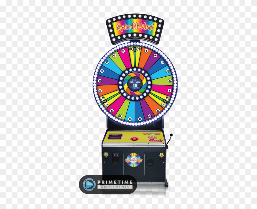 Spin N Win By Bay Tek Games / Skeeball Amusements Clipart
