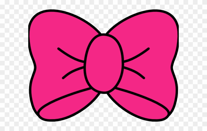 Bow Clipart Magenta - Png Download