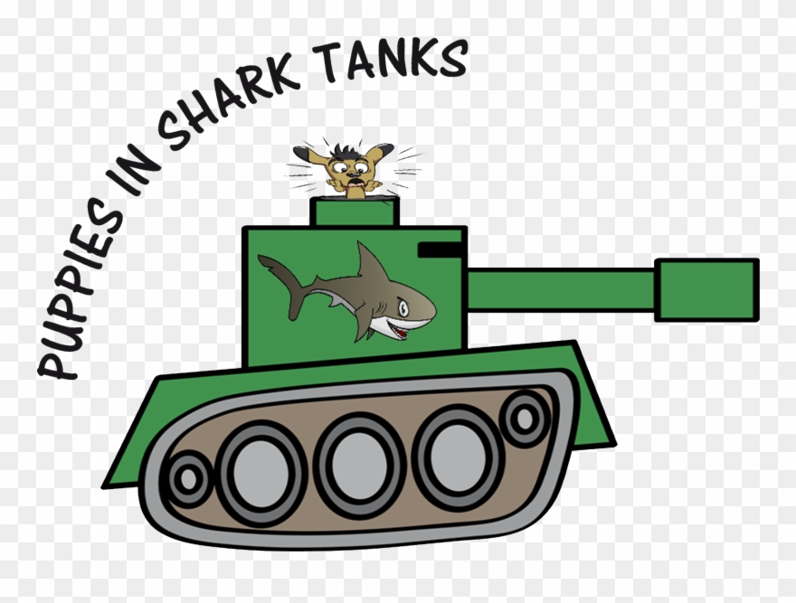 Cob Puppies In Shark Tanks Clipart