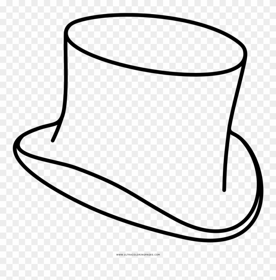 Dibujo De Sombrero Copa Para Colorear Ultra Coloring Clipart