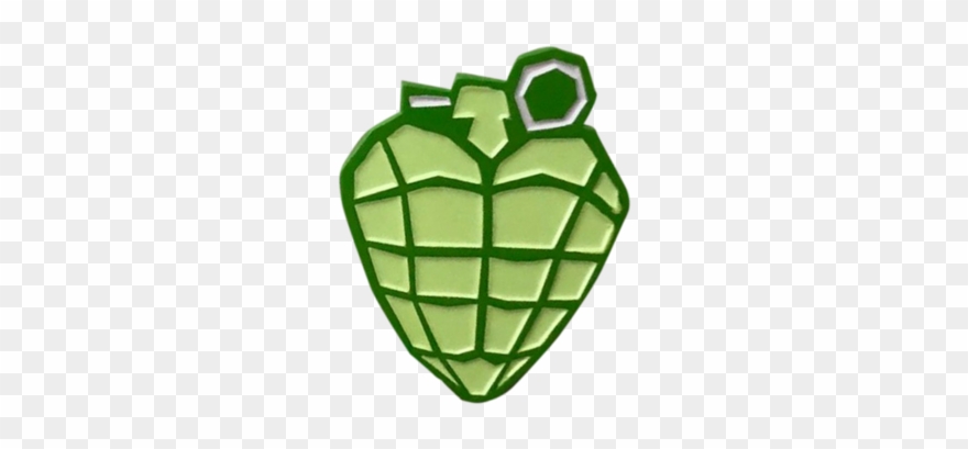Grenade Heart Pin Clipart