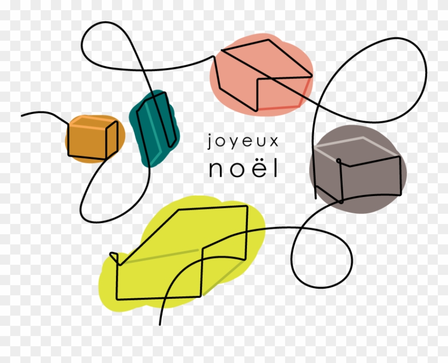 Joyeuxnoel Peinture Type Design Icon Graphism Typography Clipart