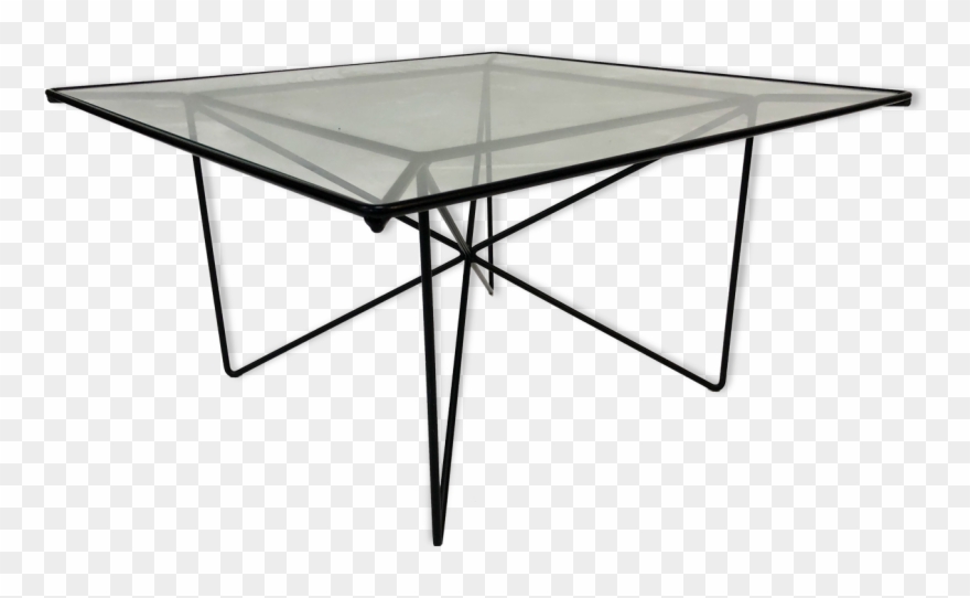 Table Low Wired Wire Vintage 60s 70s Design Design Clipart