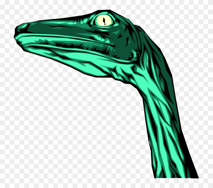 Vector Illustration Of Prehistoric Dinosaur Head From Clipart