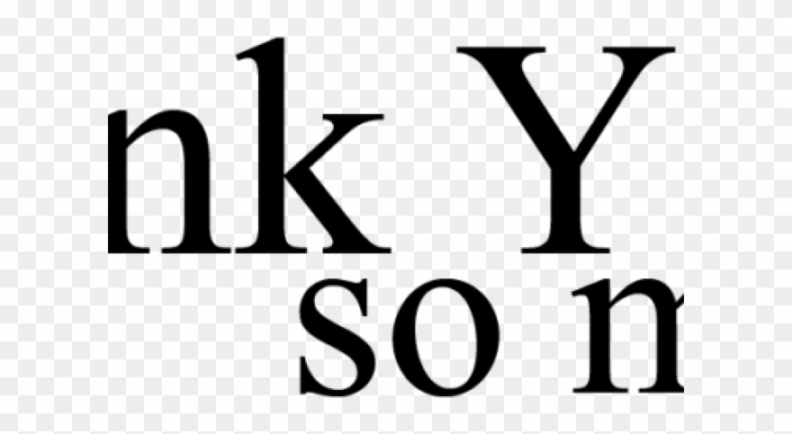End Clipart Thank You - Png Download