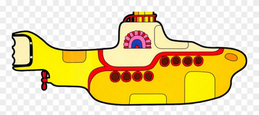 Yellow Submarine Clip Art - Png Download