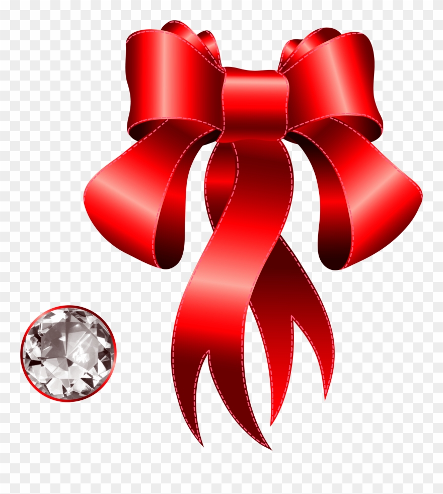 Blue Ribbon Bow Clip Art - Png Download