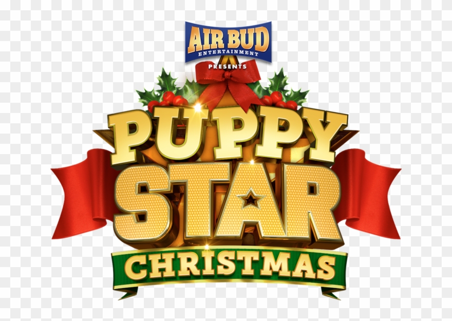 Puppy Star Christmas Clipart