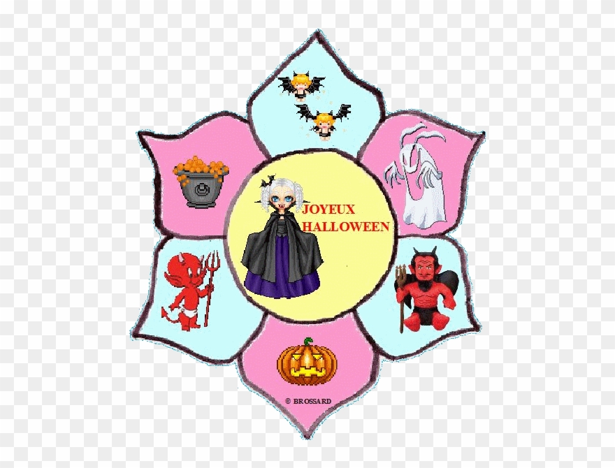 Mantra En Forme De Lotus Clipart