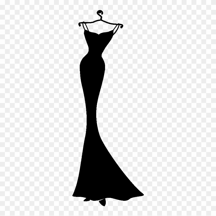 Sticker Design Robe Elegante Ambiance Sticker Kc2345 Clipart