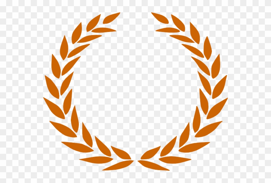 Gold Wreath Clip Art At Clker Com Vector Clip Art Online - Png Download