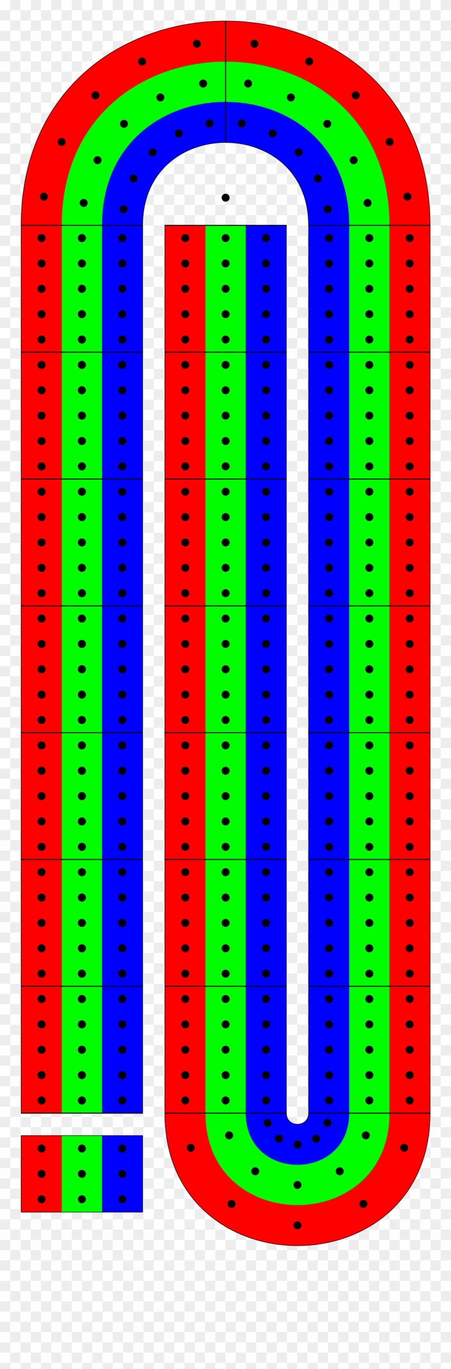 File Cribbage Board Svg Wikimedia Commons Clipart