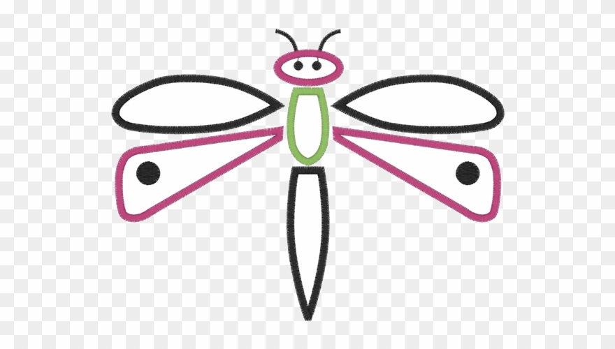 Dragonfly Applique Clipart
