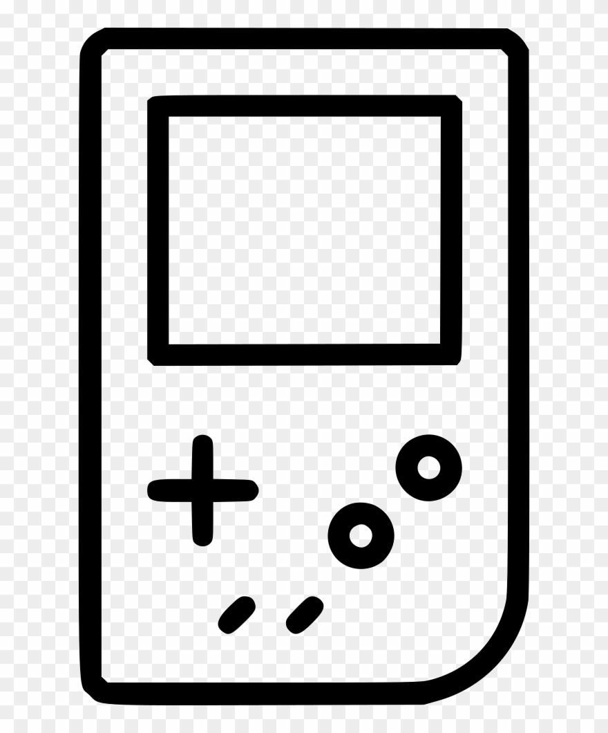 Nintendo Gameboy Video Console Games Gaming Device Clipart