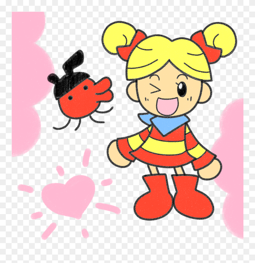The Girl From The Gameboy Tamagotchi Games Clipart