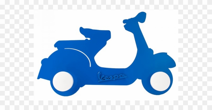 Vespa Metal Coat Hook Clipart
